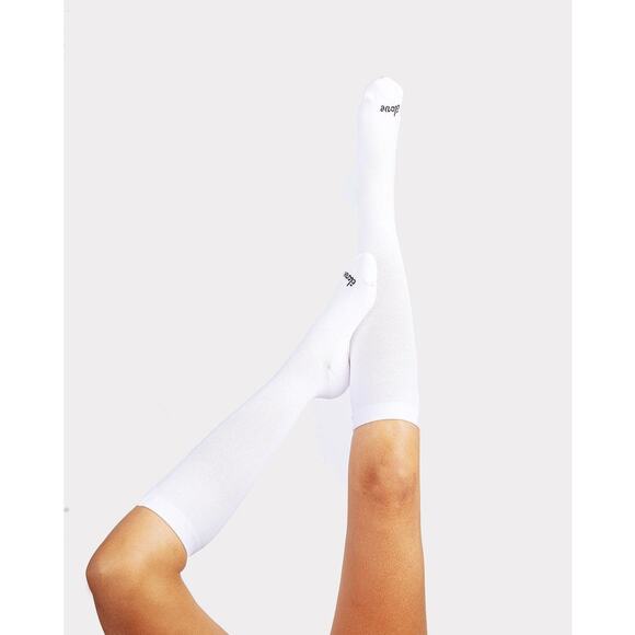 Clove Shoes Compression Socks White Medium - Picture 2 of 6